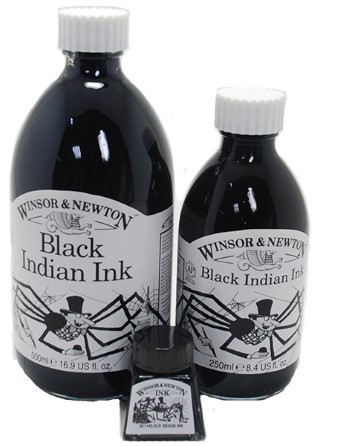 Winsor & Newton Black Indian Ink 